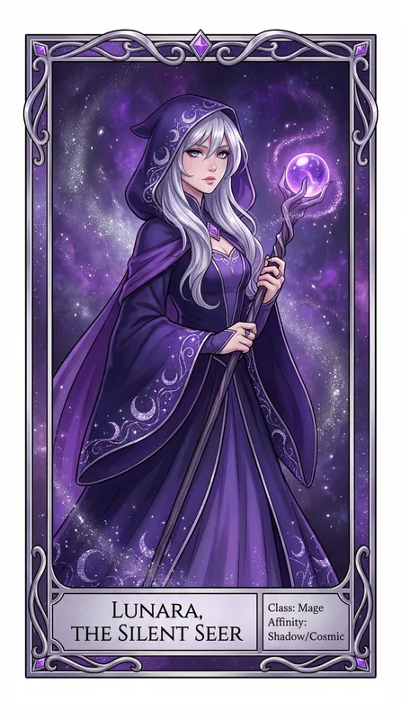 月影法师角色卡片——51动漫精选动漫角色